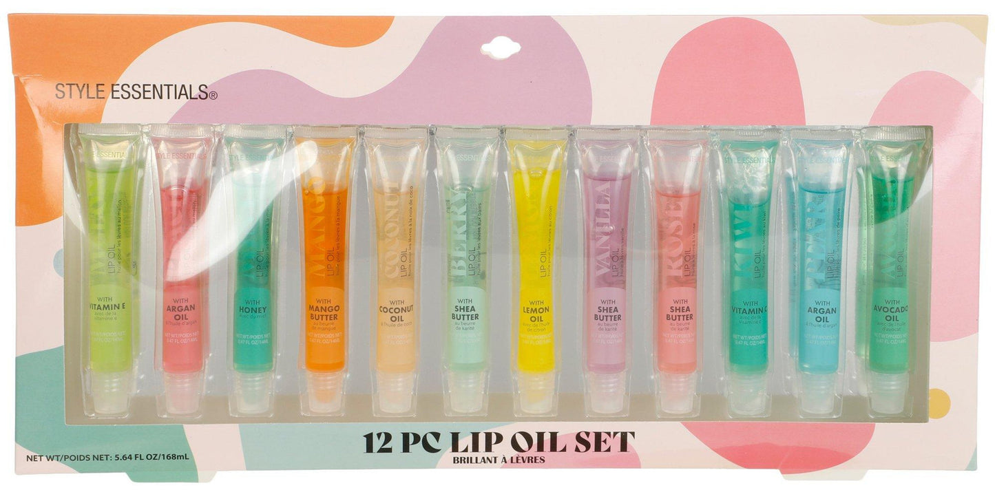style essentials lip oil set 12 pcs
