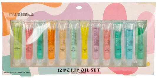 style essentials lip oil set 12 pcs