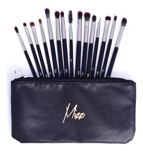 Mizz Black 15 Eye Brush Set