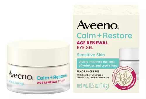 aveeno calm restore age renewal eye gel