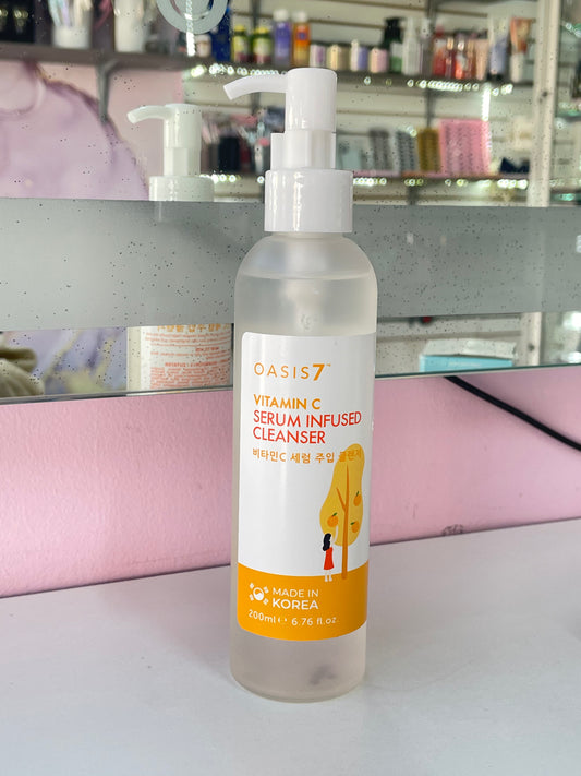 oasis 7 vitamin c serum infused cleanser 200 ml