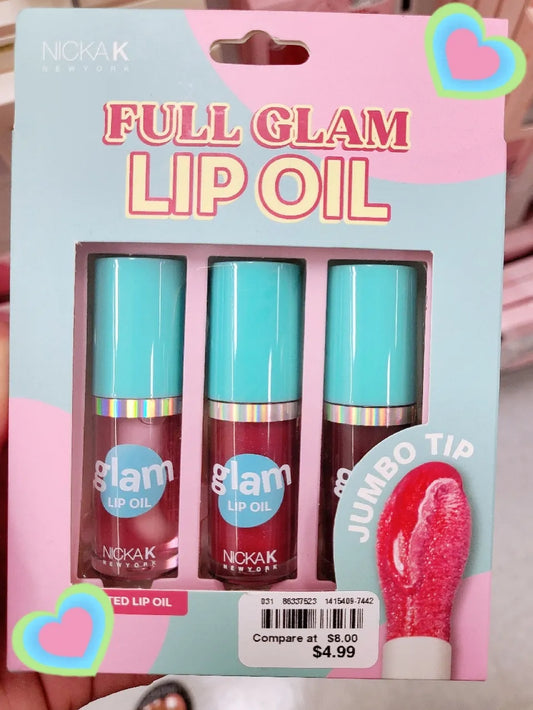 nicka k full glam lip oil