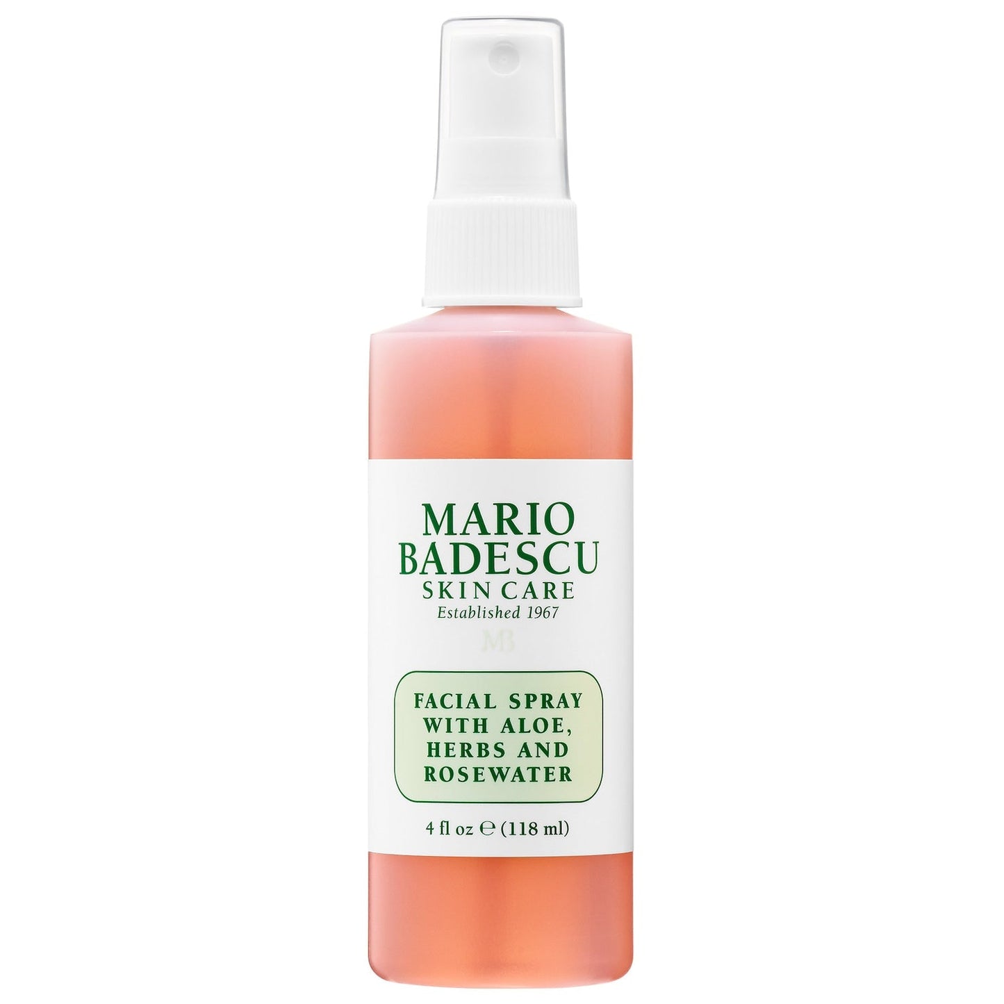 Facial Spray With Aloe, Herbs And Rosewater 118ml